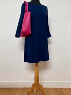 Ladress donkerblauw basis jurkje maat S, Maat 38/40 (M), Zo goed als nieuw, LaDress, Boven de knie