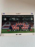 Ajax Elftalfoto Seizoen '92-'93, Ophalen of Verzenden, Gebruikt, Ajax, Poster, Plaatje of Sticker