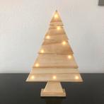 Houten kerstboom met ledverlichting (30 cm), Ophalen of Verzenden, Nieuw