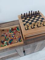 Bordspellen Set - Schaak, Dammen, Meer, Een of twee spelers, Ophalen of Verzenden, Gebruikt, Reisspel
