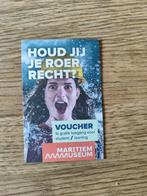 Kaartje Maritiem museum Rotterdam voucher vrijkaartje bon, Eén persoon