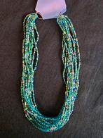 Handgemaakte Glaskralen Choker - Unieke Blikvanger, Ophalen of Verzenden, Nieuw, Overige kleuren