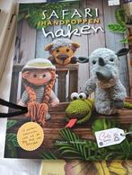 Safari Handpoppen Haken - Nieuw Haakboek, Hobby en Vrije tijd, Ophalen of Verzenden, Nieuw, Haken, Patroon of Boek