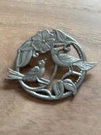 Prachtige handgemaakte broche vervaardigd uit 94% tin, Sieraden, Tassen en Uiterlijk, Broches, Ophalen of Verzenden, Zo goed als nieuw