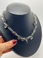 Z587 Prachtige zilveren ketting ELLE, Ophalen of Verzenden, X, Zilver, Zilver