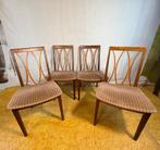 Gratis bezorging!Retro vintagestoelenteakmidcenturyGPlan1970, Huis en Inrichting, Stoelen, Gebruikt, -, Ophalen of Verzenden, Vier