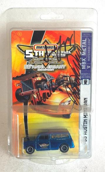 Matchbox 5th MCCH 2007 gathering Austin Mini Van signed . beschikbaar voor biedingen