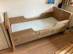 Steigerhouten kinderbed, Kinderen en Baby's, Kinderkamer | Bedden, Gebruikt, Ophalen of Verzenden, 70 tot 85 cm, Matras