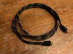 Braided HDMI Kabel 200cm vergulde stekkers, Ophalen of Verzenden, Gebruikt, 2 tot 5 meter, HDMI-kabel