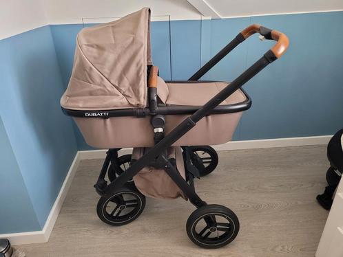 Dubatti kinderwagen incl. reiswieg, voetenzak, regenhoes, Kinderen en Baby's, Kinderwagens en Combinaties, Gebruikt, Overige merken