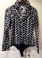 Zwarte Body Blouse Dept Maat S, Kleding | Dames, Zwart, Ophalen of Verzenden, Zo goed als nieuw, Maat 36 (S)