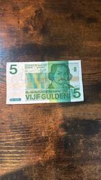 5 gulden biljet Vondel, Postzegels en Munten, Bankbiljetten | Nederland, Los biljet, Ophalen of Verzenden, 5 gulden