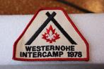 Scouting oude badge Westernohe Intercamp 1978, Verzamelen, Ophalen of Verzenden, Embleem, Speld of Insigne, Zo goed als nieuw