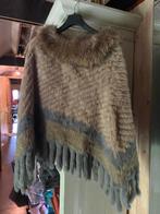 Bont cape/ poncho, Verzenden, Zo goed als nieuw, Sjaal