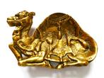 Mooi bronzen vide poche schaaltje met een dromedaris, Antiek en Kunst, Antiek | Koper en Brons, Ophalen of Verzenden