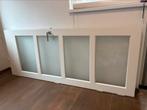 Houten deur met glas, Doe-het-zelf en Verbouw, 75 tot 150 cm, Gebruikt, Deurkozijn, Ophalen of Verzenden
