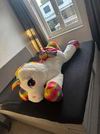 Grote Eenhoorn Knuffel, Kinderen en Baby's, Speelgoed | Knuffels en Pluche, Ophalen, Zo goed als nieuw, Paard
