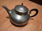 Real Pewter Antiek Tinnen Theepot met Hittebestendig Handvat, Ophalen of Verzenden