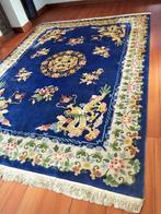 Groot Chinees tapijt handgeknoopt vloerkleed wol
