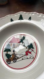 Mason’s CHRISTMAS VILLAGE diep borden, Huis en Inrichting, Keuken | Servies, Ophalen of Verzenden, Porselein, Overige stijlen