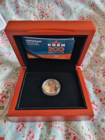 Gouden tientje Willem Alexander KNRM 200 Jaar Proof. beschikbaar voor biedingen