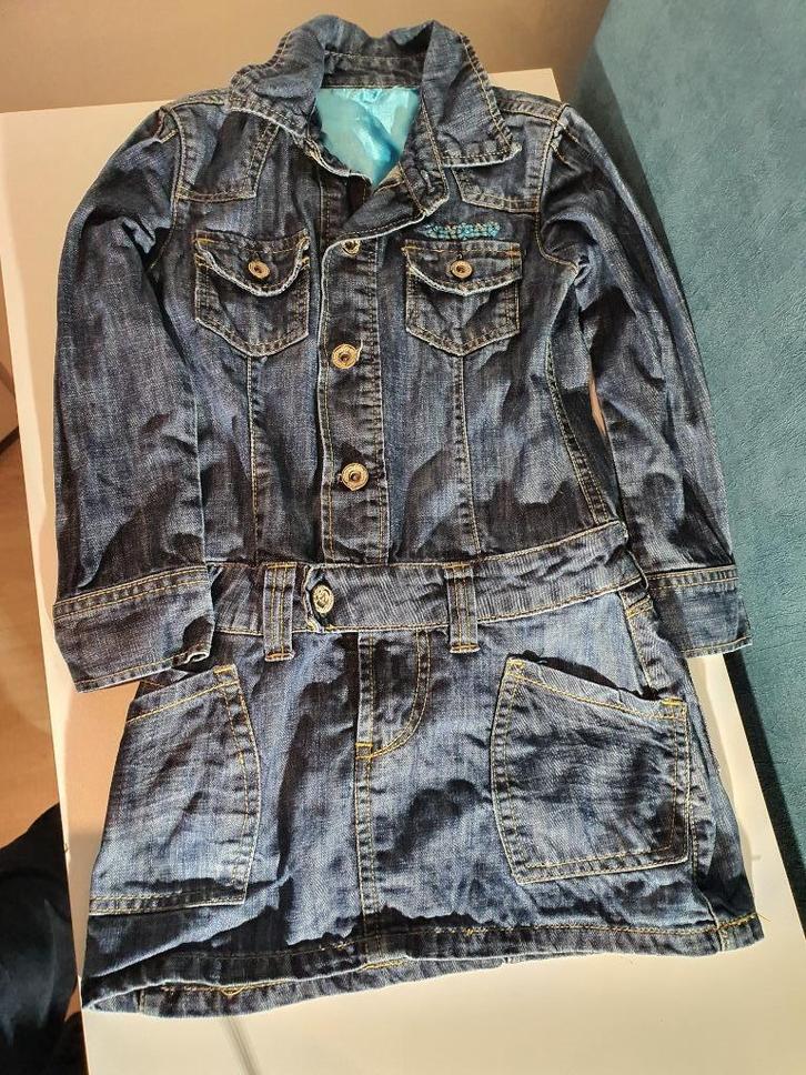 Spijkerjurk Vingino, maat 5 jaar *30*, Kinderen en Baby's, Kinderkleding | Maat 92, Zo goed als nieuw, Meisje, Broek, Ophalen of Verzenden