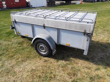 Gekentekende Saris Aanhangwagen 1300KG geremd + Klep  beschikbaar voor biedingen