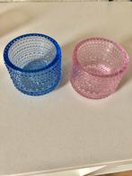 2 Iittala kastehelmi waxinelichthouders, Huis en Inrichting, Ophalen of Verzenden, Zo goed als nieuw, Bus of Trommel