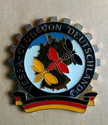 Originele club badge Vespa Club von Deutschland  beschikbaar voor biedingen