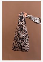 The doglabel draagzak luipaardprint, Dieren en Toebehoren, Ophalen of Verzenden, Zo goed als nieuw