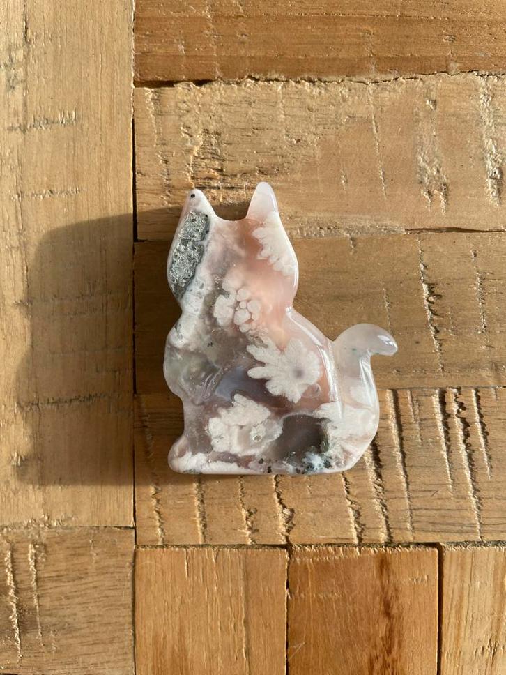 Bloemagaat Kat, Verzamelen, Mineralen en Fossielen, Ophalen of Verzenden