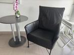 Montis Charly zwart leren design fauteuil., Huis en Inrichting, Fauteuils, Ophalen, Gebruikt, Leer, Montis Charly, Gerard vd Berg, zwart, leer. design.