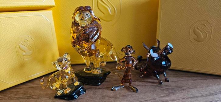 Swarovski Disney Lion King Set Compleet!, Verzamelen, Swarovski, Nieuw, Figuurtje, Ophalen of Verzenden