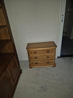 Blank eiken commode met lades, Huis en Inrichting, Kasten | Dressoirs, Gebruikt, Klassiek, Met lade(s), 25 tot 50 cm