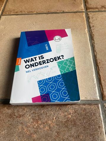 Wat is onderzoek? Nel Verhoeven 7e druk beschikbaar voor biedingen