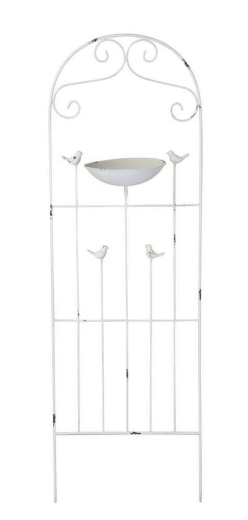 DECORATIE REK MET VOGEL VOER WATER SCHAALTJE, Tuin en Terras, Tuinstekers, Nieuw, Ophalen