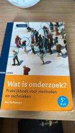 Nel Verhoeven - Wat is onderzoek?, Ophalen of Verzenden, Zo goed als nieuw, Nel Verhoeven