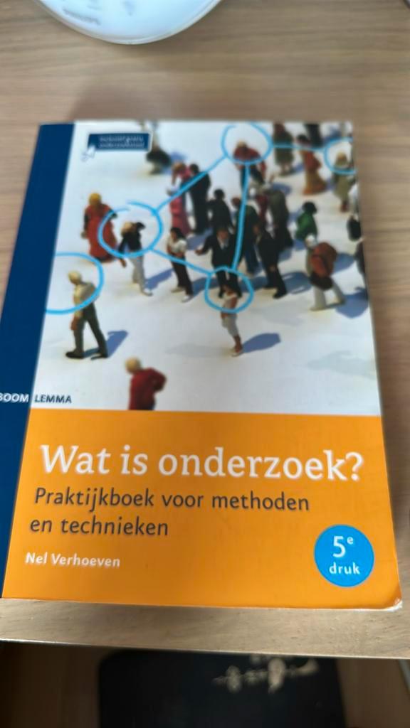 Nel Verhoeven - Wat is onderzoek?, Boeken, Wetenschap, Zo goed als nieuw, Ophalen of Verzenden