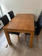 Mooie degelijke eettafel, Huis en Inrichting, Tafels | Eettafels, Ophalen, Zo goed als nieuw, Rechthoekig, 50 tot 100 cm