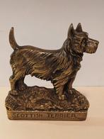 Bronzen Vintage Boekensteun Scottish Terrier, Ophalen of Verzenden