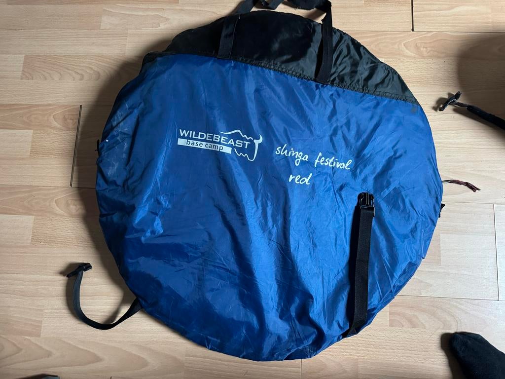 Pop-up tent - 2 persoons, Caravans en Kamperen, Ophalen, Gebruikt, Tot en met 2