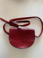 Leren tasje rood crossbody, Ophalen, Zo goed als nieuw, Rood, Schoudertasje
