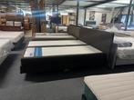 Auping original boxspring 180x210 inc matrassen evnt.Pullman, Bruin, 210 cm, Tweepersoons, Ophalen of Verzenden