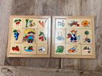 Rolf schoolmateriaal houten puzzel markt/groente/fruit/tuin, Ophalen of Verzenden, Minder dan 10 stukjes, Zo goed als nieuw, Van hout