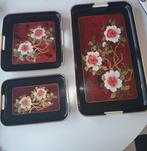 dienbladen set vintage aziatische stijl, Huis en Inrichting, Woonaccessoires | Dienbladen, Ophalen, Zo goed als nieuw