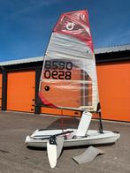 Complete open bic / open skiff met strandtrailer en dek hoes, Watersport en Boten, Zeilen en Zeiltoebehoren, Gebruikt, Minder dan 15 m²