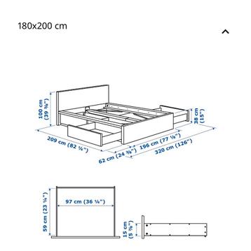 IKEA Malm bed 180x200 - afbeelding 2