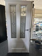 Witte binnendeur met glas 201,5x83 Showroommodel, Ophalen, 80 tot 100 cm, Binnendeur, Nieuw