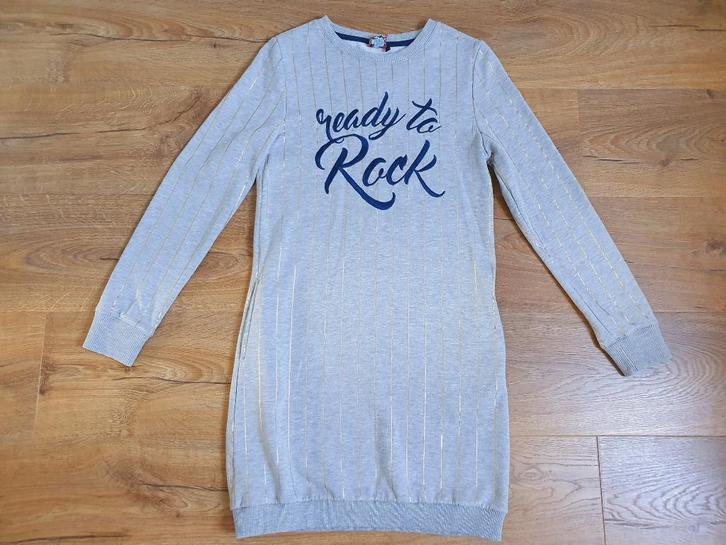Vingino jurk Ready to Rock, maat 152/158, Kinderen en Baby's, Kinderkleding | Maat 158, Zo goed als nieuw, Meisje, Jurk of Rok