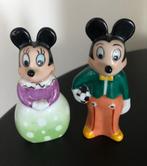 Antieke Mickey & Minnie Mouse Beeldjes, Jaren 30 Japan, Ophalen of Verzenden, Zo goed als nieuw